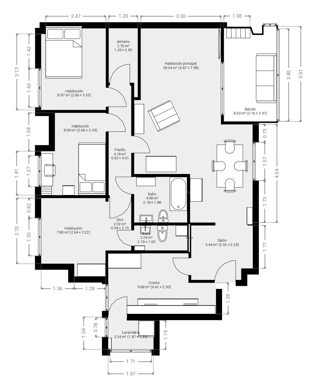 Piso en venta en Zona Sohail (Fuengirola)